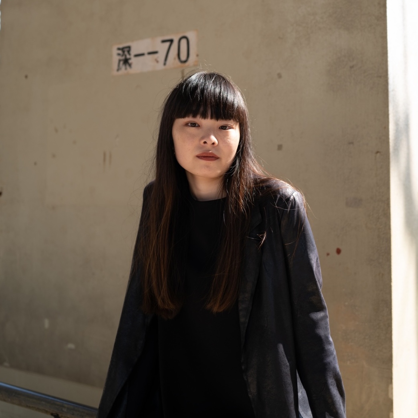 Koharu, owner of KAKU Ikebukuro, photographed in Monzennakacho