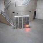 Modern art installation at a Japanese museum, highlighting unique architecture on a cultural tour of Japan.