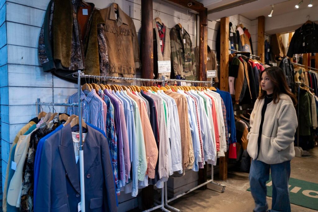 Shop vintage fashion in Tokyo, Japan; explore unique clothing stores on Japan tours.